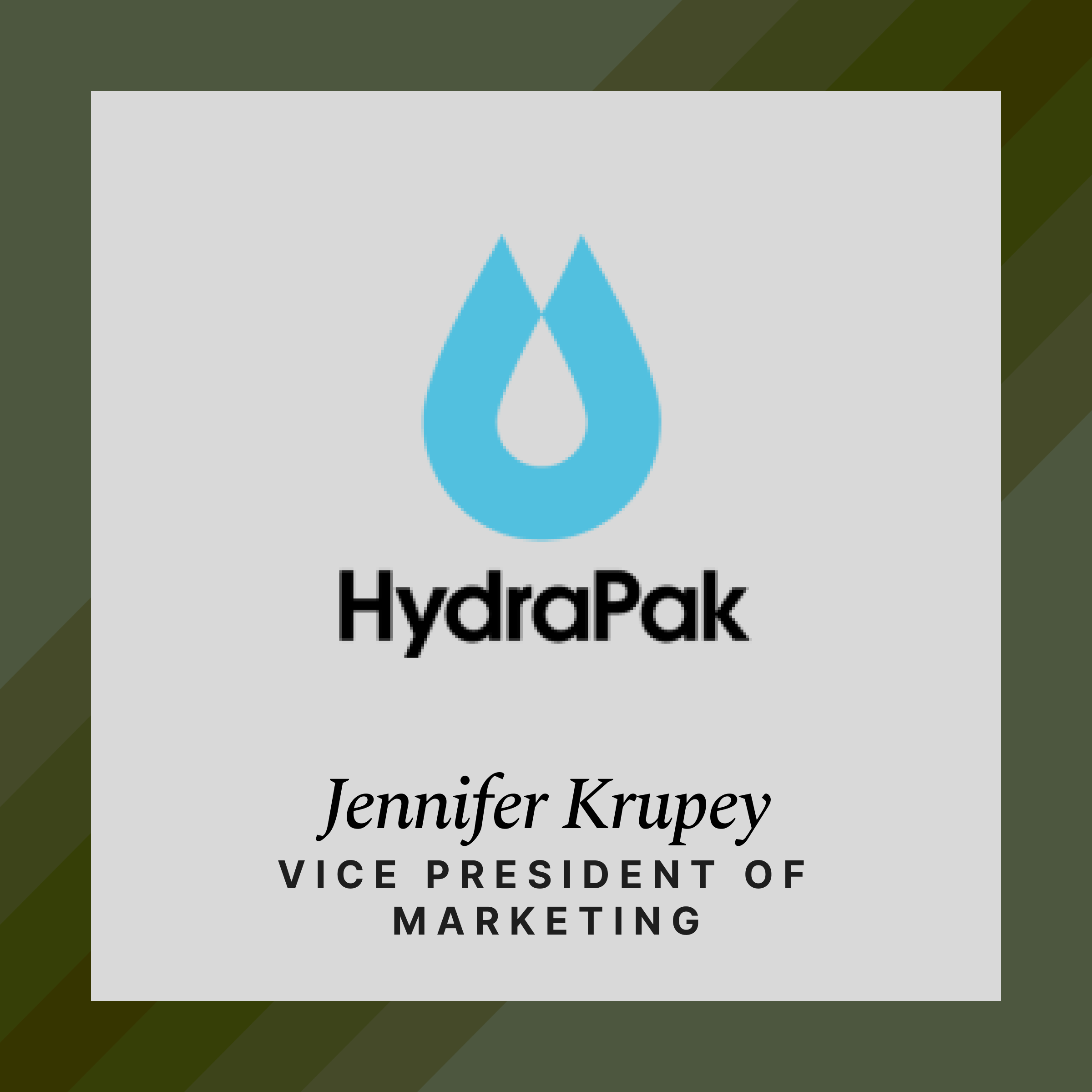 Ep. 9: Sustainable Hydration for Sizable Impact with Jennifer Krupey